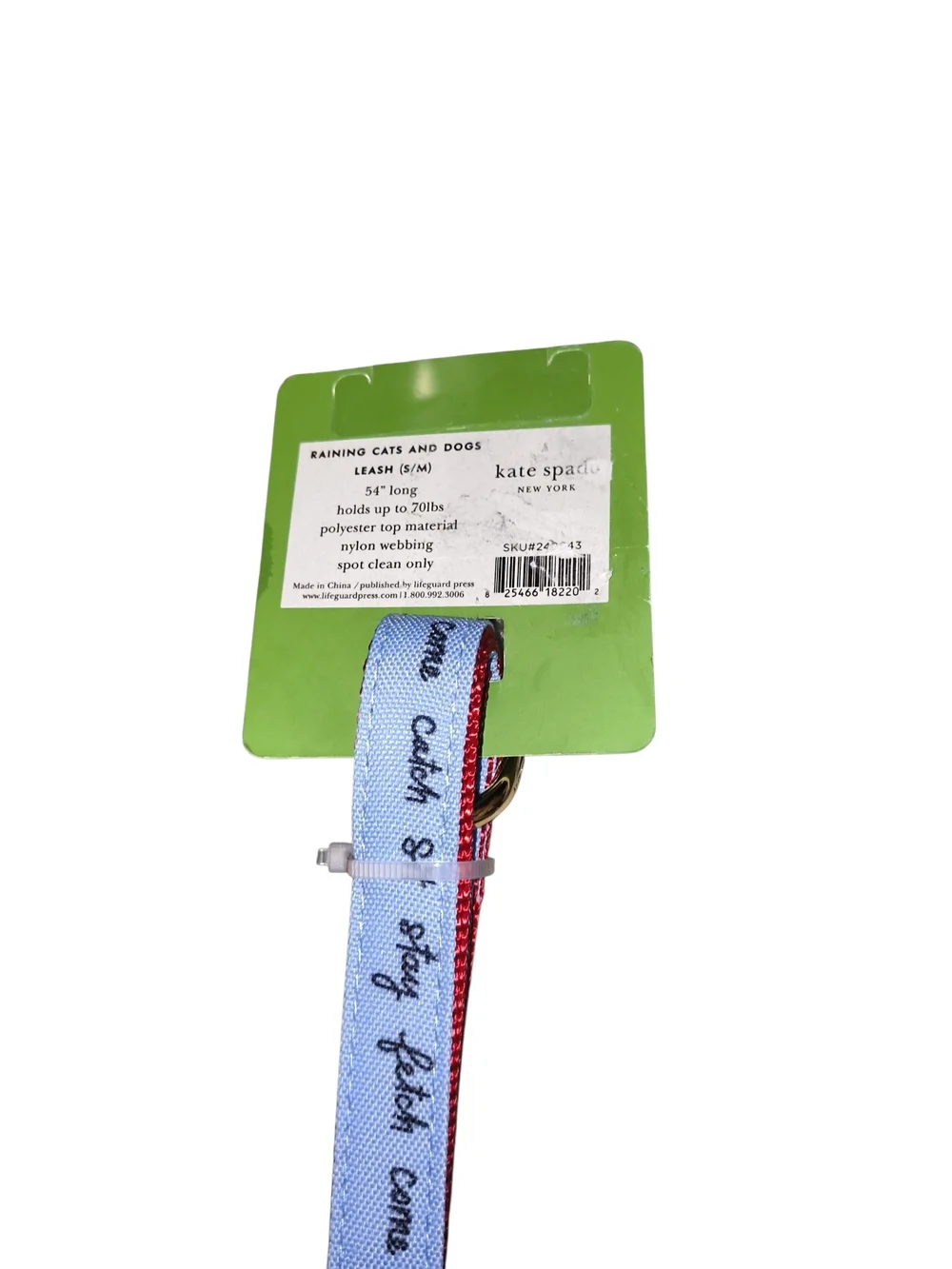Kate Spade New York 4.5ft Dog Leash, Heavy Duty for Female or Male Dogs